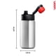thumbnail image 3 of Botella de Agua woom Glug de Acero Inoxidable 500ml con Soporte para Bicicleta, 3 of 7