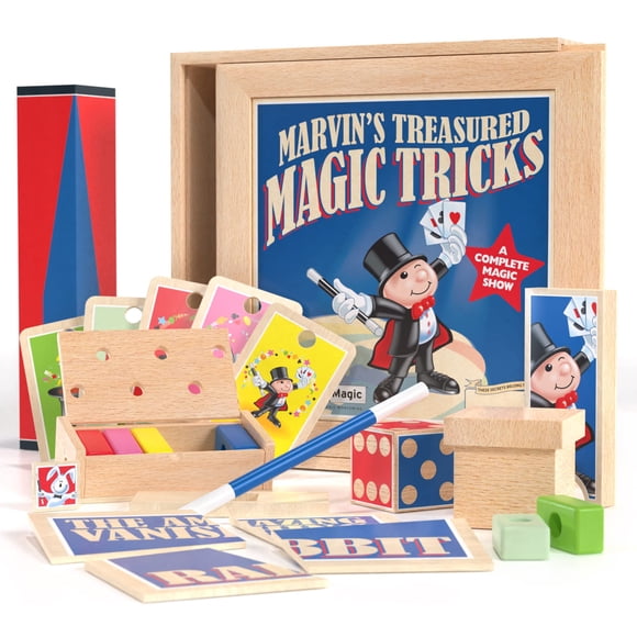 Set mágico de Marvin's Magic Treasured Tricks con la ilusión de un conejo