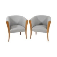 Diseños Valestrini - Sitiales Esmeralda Lino Gris Claro