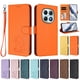 thumbnail image 3 of Funda Billetera con Espacio para Fotos para Xiaomi Redmi Note 15 4G/5G, Naranja, 3 of 6