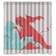 thumbnail image 1 of Cortina de ducha de baño con ganchos, tamaño 66 x 72 pulgadas., 1 of 3
