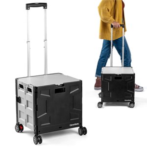Caja De Almacenamiento Clevermade 35L Negra/Crema