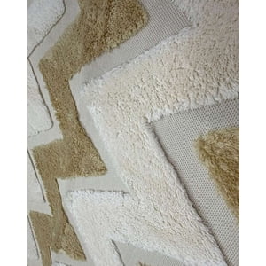 Feiya - Alfombra Jacquard Antideslizante Con Relieve 200X240 Cm