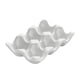 thumbnail image 4 of Bandeja Para Huevos Con 6 Agujeros, Dispensador De Huevos Antideslizante Duradero Para Encimera, Cocina, Hogar, Blanco, 4 of 5