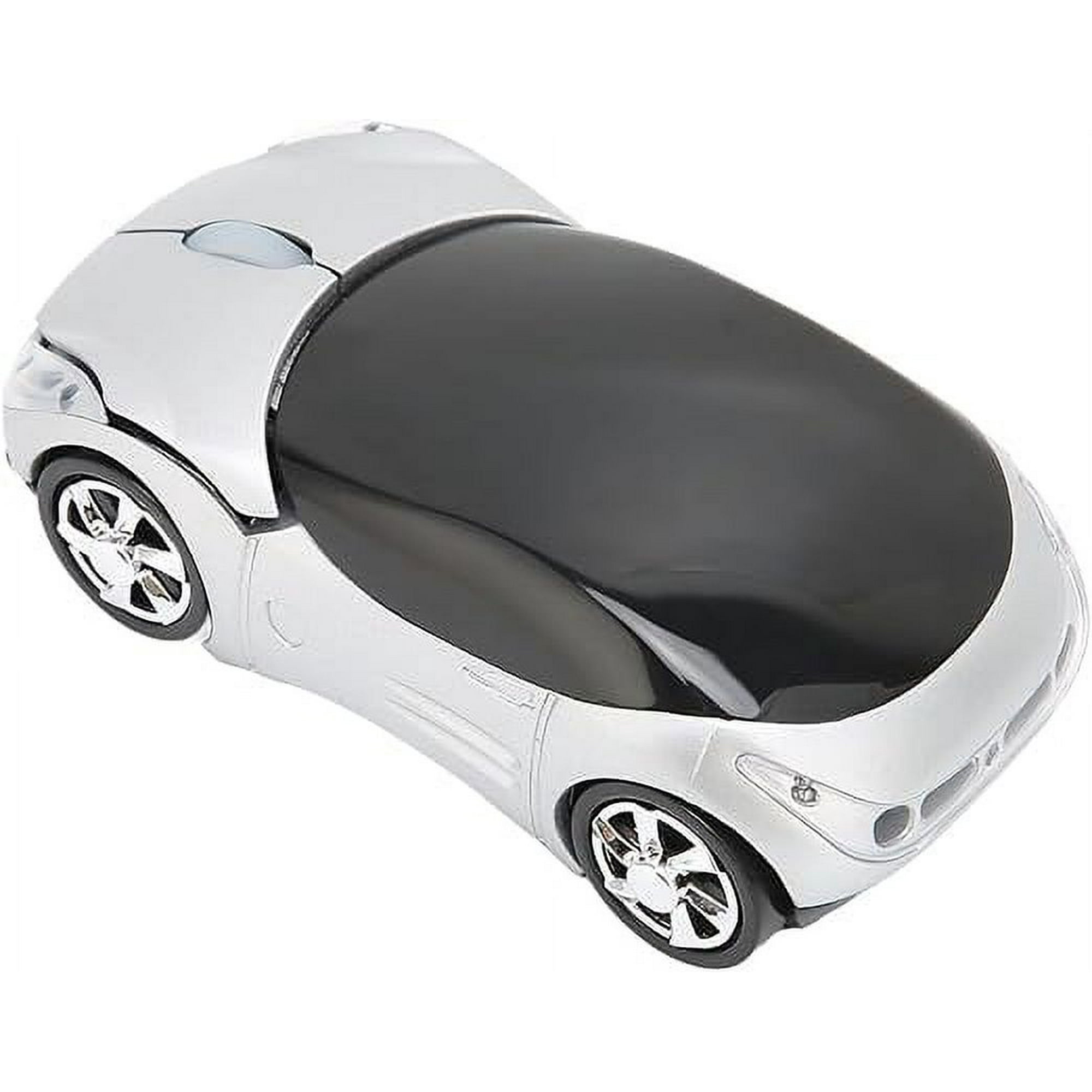Veat00l - Ratón Inalámbrico, Ratón Deportivo Inalámbrico De 2,4 Ghz Para Coche, Ratón Óptico Inalámbrico Para Juegos, Ratón Con Forma De Coche Para Windows 98 Para Win 7 Para Linux, Para Pc, Ordenador Portátil