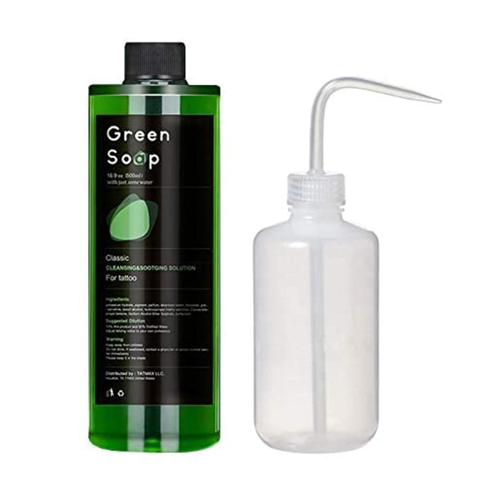 Dragon Art Los Angeles - Jabón Prep Wash Dragon Art Green De 500 Ml Con Botella De 250 Ml