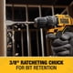 thumbnail image 4 of Taladro/destornillador inalámbrico DEWALT XTREME 12V MAX* DCD701F2 3/8 pulgadas, 4 of 9