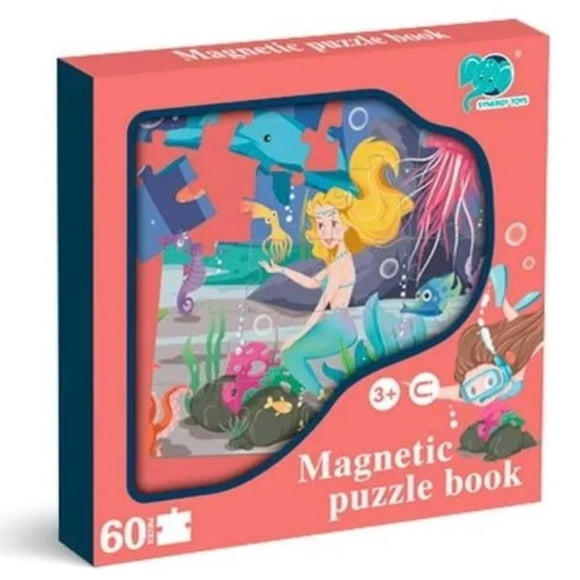 Juguete didactico puzzle magnético de sirena