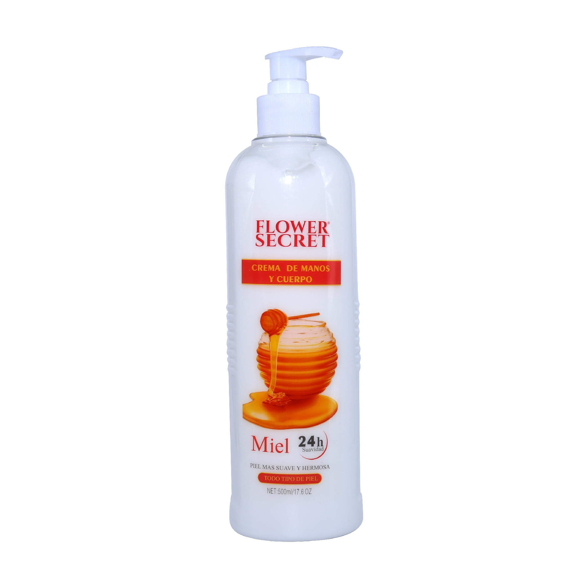 Flower Secret - Crema De Manos Y Cuerpo Aroma Miel 500ml