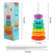 thumbnail image 2 of Juguetes giratorios apilables torre rainbow juego montessori, 2 of 3