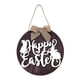 thumbnail image 1 of Feliz Pascua Cartel Colgante De Madera Decoración De Pascua Para La Pared Del Hogar De La Cafetería, 1 of 3