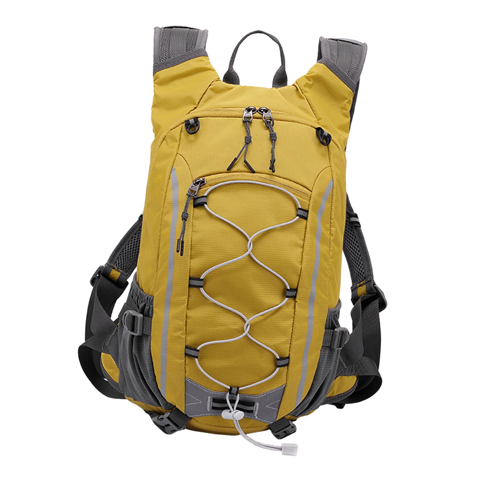 Magideal - Mochila De Senderismo De 20 L, Con Múltiples Compartimentos, De Poliéster, Ergonómica Y Versátil, Ideal Para Amantes De Las Actividades Al Aire Libre. Amarillo