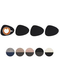 Aura Zeus - Set 4 Posavasos Ecocuero Antimanchas Impermeables 2 En 1