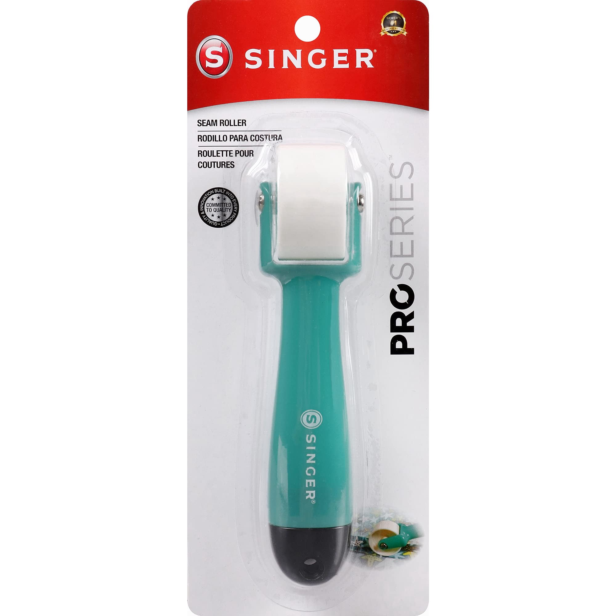 Rodillo Para Costuras Singer 54423, Turquesa, Negro, Blanco, Turquesa/negro/blanco
