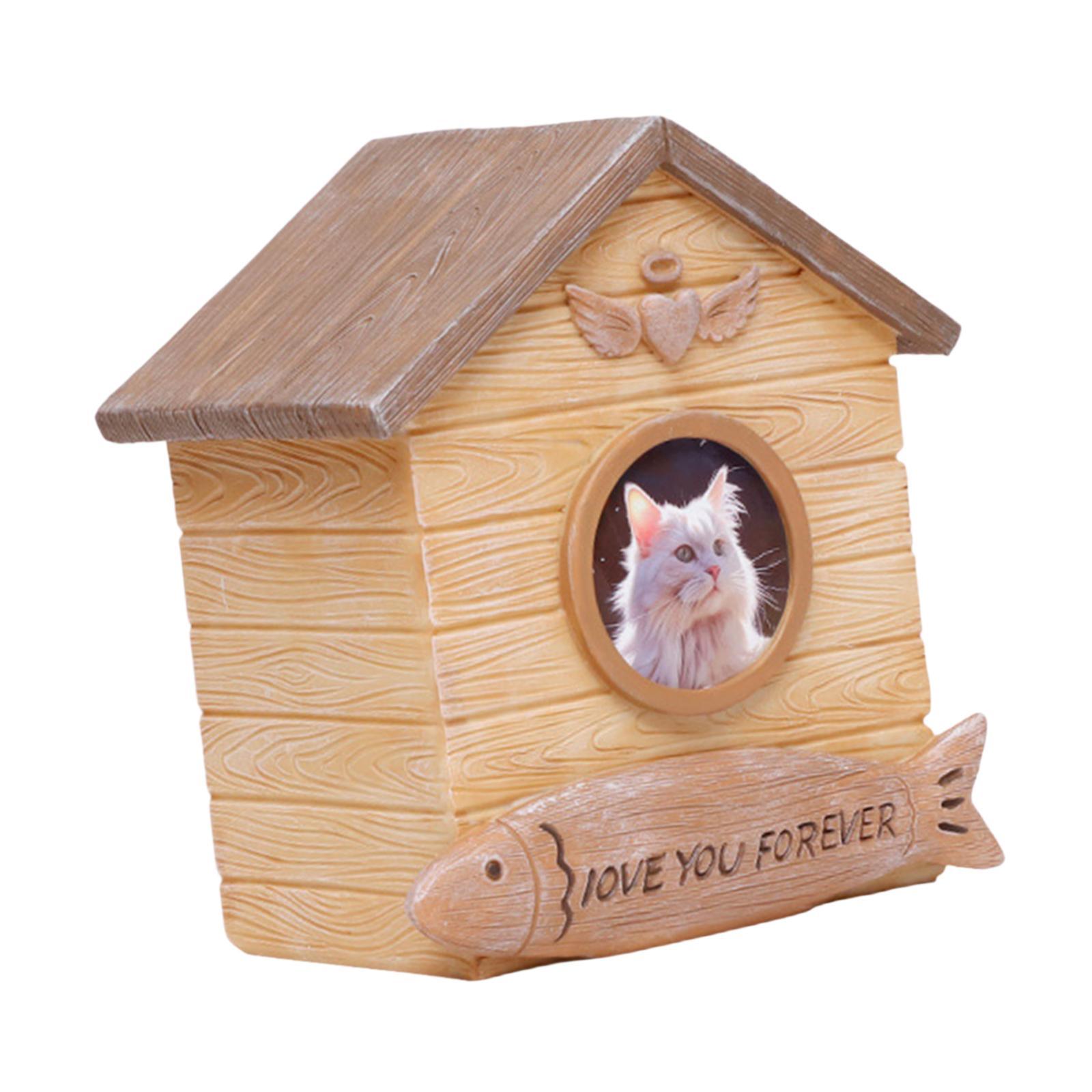 Magideal - Urna De Cremación Para Mascotas Para Perros Y Gatos Tallada A Mano, Memoria Del Dueño De Mascotas, Urna De Recuerdo, Caja Conmemorativa Para Juguetes