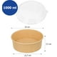 thumbnail image 2 of Envase Bowl Kraft Con Tapa Pet 1000ml (50 Unidades), 2 of 5