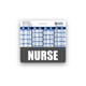 thumbnail image 1 of Porta Credencial Scrubs and Stuff para Enfermera - Formato Horizontal Gris, 1 of 3