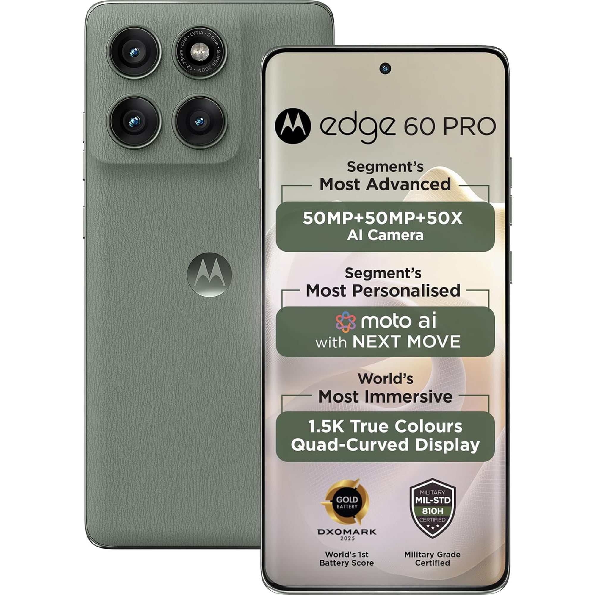 Smartphone Motorola Moto Edge 60 Pro 5g De 512 Gb+12 Gb De Ram
