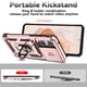 thumbnail image 2 of Funda Resistente Anillo Soporte Motorola Moto G Stylus 2025 Privacidad Cámara Montaje Magnético Oro rosa, 2 of 6