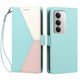 thumbnail image 3 of Funda Libro Tricolor para Xiaomi Redmi 15 con Ranuras para Tarjetas, Verde, 3 of 6