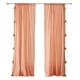 thumbnail image 4 of Par de cortinas Greenland Home Monterrey 42 x 213 cm, color coral, 4 of 5