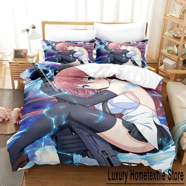 Anim Lilith Asami Trinity Seven Bedding Set Bed Set Adult Kid Bedroom Duvet cover Sets Bed Sheets