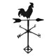 thumbnail image 1 of Gallo Veleta Montaje En Techo Indicador De Dirección Del Viento Decoración De Estaca De Jardín, 1 of 5