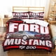 thumbnail image 1 of Mustang Ford Car Logo Bedding Set Duvet Cover Comforter Pillowcase Boys Girls Adults Bedroom Bed Sheets, 1 of 5
