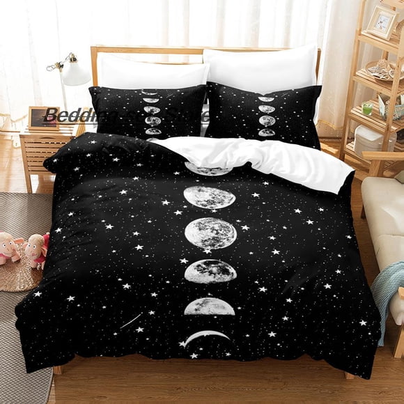 Hot Sale Witch Moon Bedding Set Bed Set Aldult Kid Bedroom Duvetcover SetsBed Sheet Set