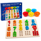 thumbnail image 1 of Juego Educativo Montessori de Conteo, Colores y Motricidad Fina de Madera, 1 of 6