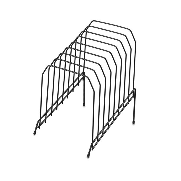 Clasificador de archivos de escritorio STAPLES de metal inclinado con 8 compartimentos