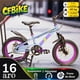 thumbnail image 1 of Bicicleta Aro 16 CfBike Cfeng Con Freno Disco Gris Log Lila, 1 of 8