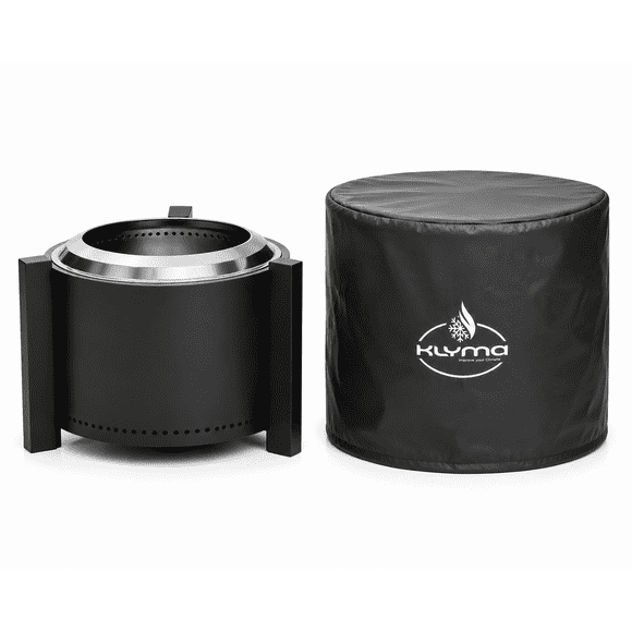 Fogon Brasero Sin Humo 65cm PATAGON Black + Funda