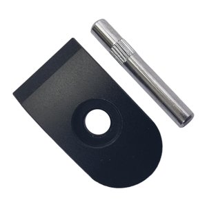 Ioensy - Juego De Ganchos Plegables Universales Tornillo De Bloqueo De Perno De Bisagra Metal Para Piezas Xiaomi M365 Negro