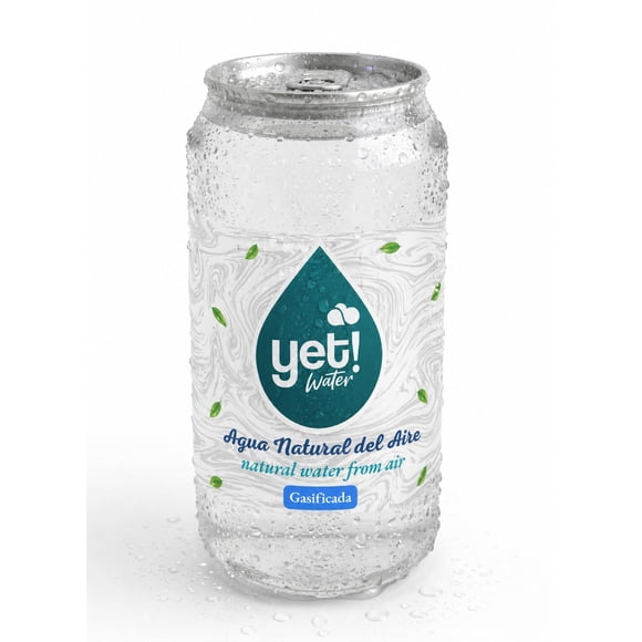 Agua con gas natural del Aire