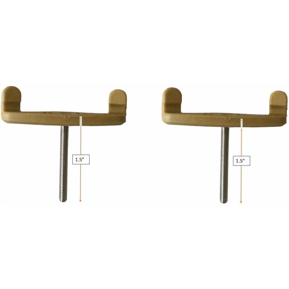 Pies de reemplazo para violín Vio Music, par de tornillos de 3,8 cm
