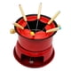 thumbnail image 2 of Juego de ollas para Fondue de hierro fundido, juego de Fondue de queso ligero portátil, pequeño para el hogar, para fiesta de boda, cocina, queso para, 2 of 5