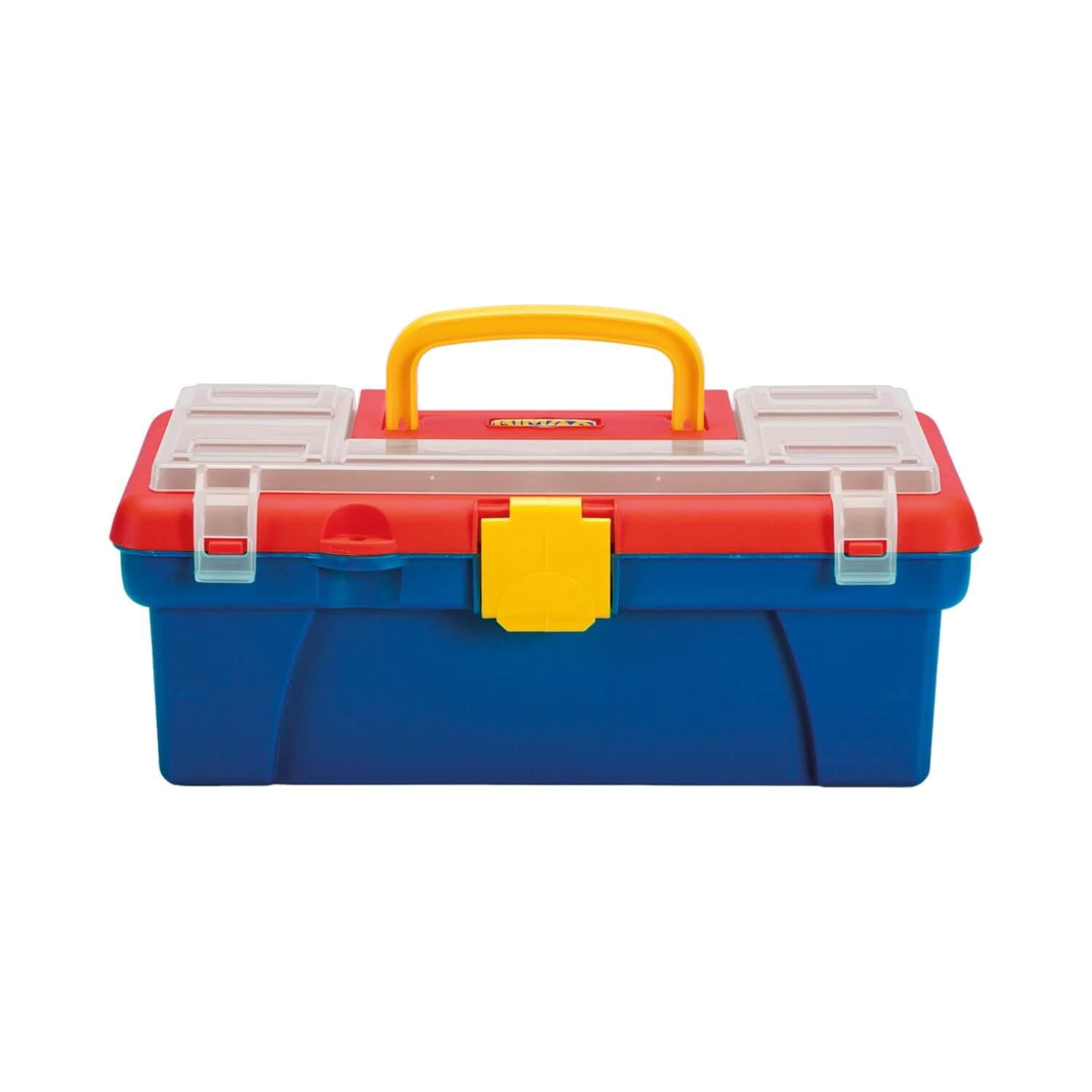 Rimax - Caja Organizadora Infantil Rojo/azul 30x15x12cms Rojo Tamaño Único