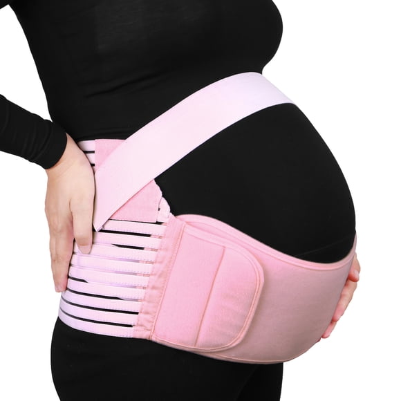 Unique Bargains Cinturón de Soporte para Maternidad Mujeres Embarazadas Banda Abdominal de Soporte Cintura Faja de Espalda S