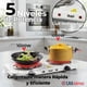 thumbnail image 4 of Cocina Electrica Doble Plato 2000W de Potencia Blanco, 4 of 9