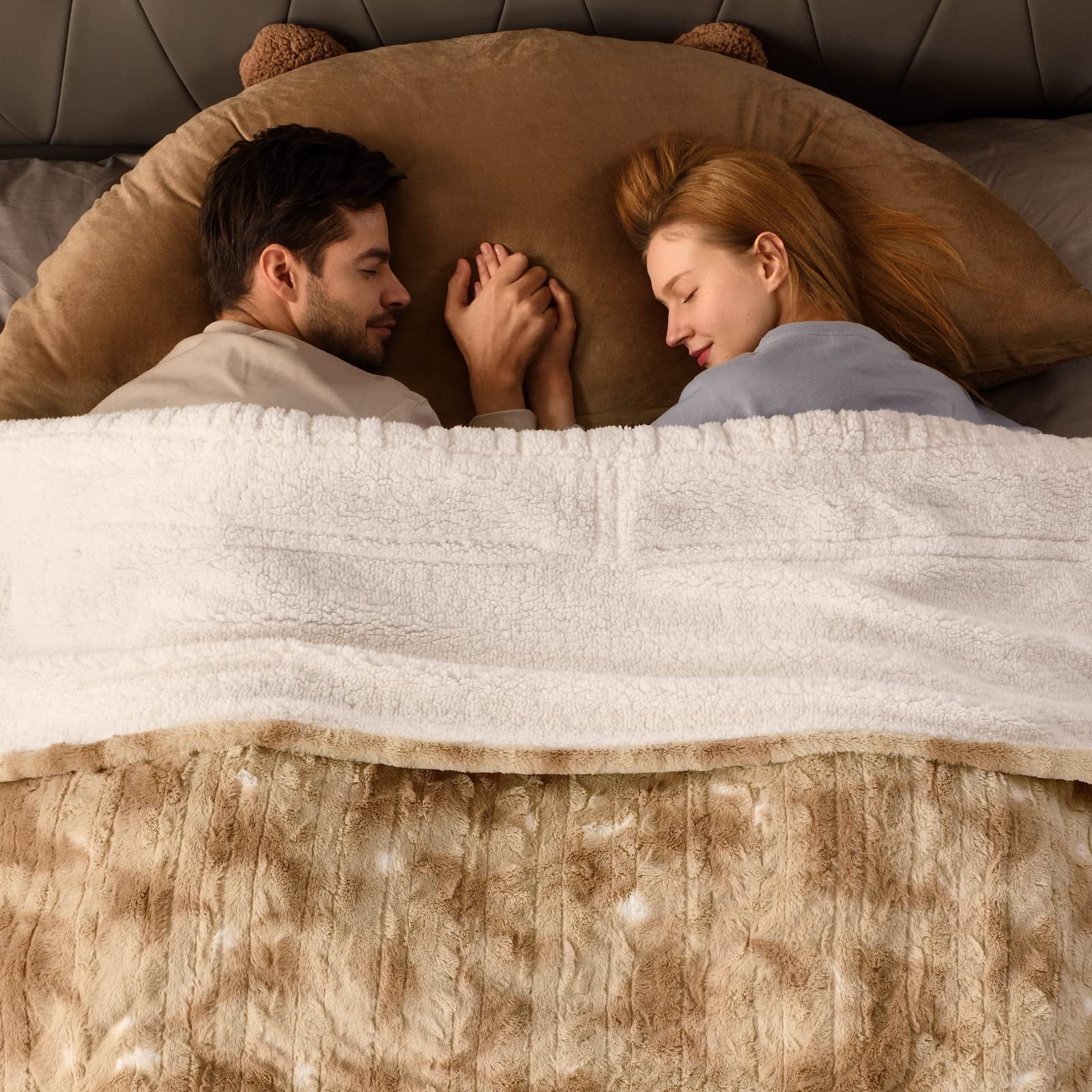 Manta Eléctrica Bearhug Tamaño King Con Doble Control, 10 Puntos De Calor