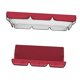 thumbnail image 3 of Toldo Para Columpio De Patio, Cubierta Superior Duradera Para Asiento De Porche Al Aire Libre, Color Rojo, 3 of 5