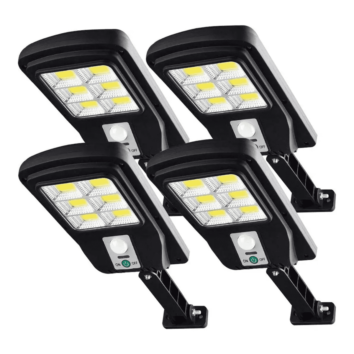 pack 4 Foco Solar Led Belug Exterior Con Sensor De Movimiento Ip65