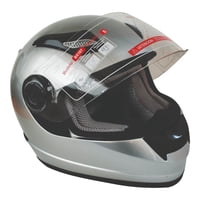Casco Full Face Bx107 Talla L Color Silver Certificado Ece Bex Plateado Tamaño Único