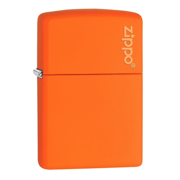 Encendedor Zippo Lighter Classic Orange Matte with Logo Naranja