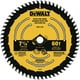 thumbnail image 1 of Hoja de sierra circular DEWALT DWA171460B10 para cortar madera, 7.25 pulgadas, 60 T, 1 of 2