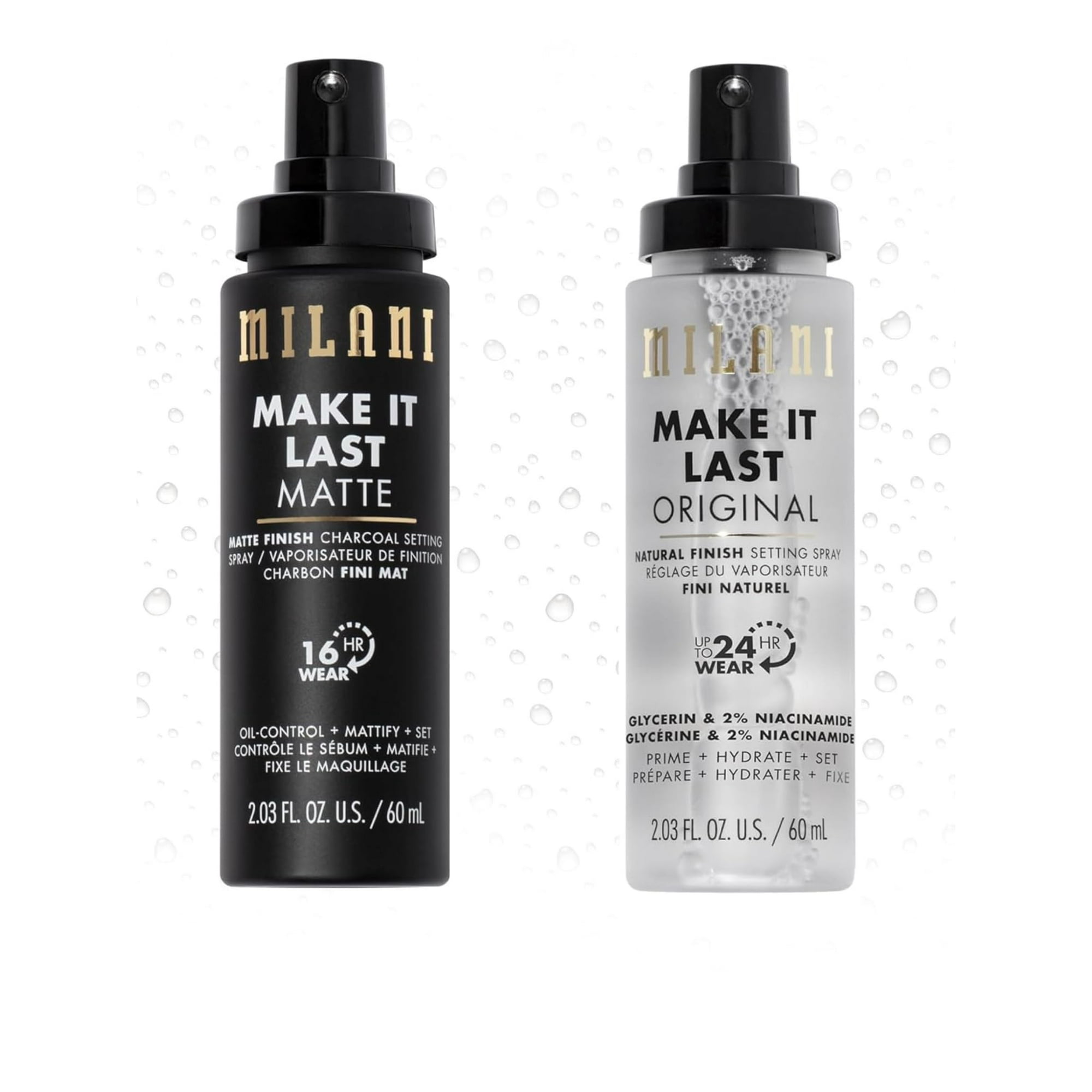 Spray Fijador Milani Make It Last, Acabado Natural Original