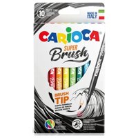 Plumones Super Brush 10 Colores Carioca - Ps