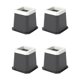 thumbnail image 5 of Elevadores De Muebles Elevadores De Cama Antideslizantes Para Sofá Cama Mesa Trapezoide Negro, 5 of 5