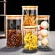 thumbnail image 3 of Set 6 Frascos Hermeticos Mini Snacks Vidrio Con Tapa Bambu, 3 of 3